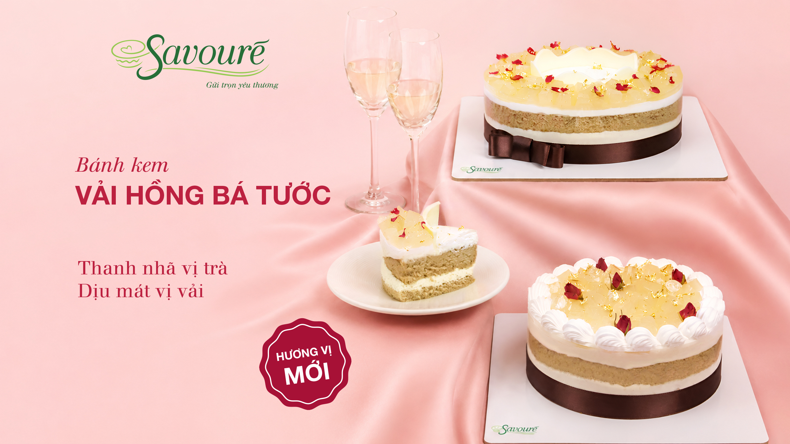 CHÍNH THỨC RA MẮT BÁNH KEM VẢI HỒNG BÁ TƯỚC