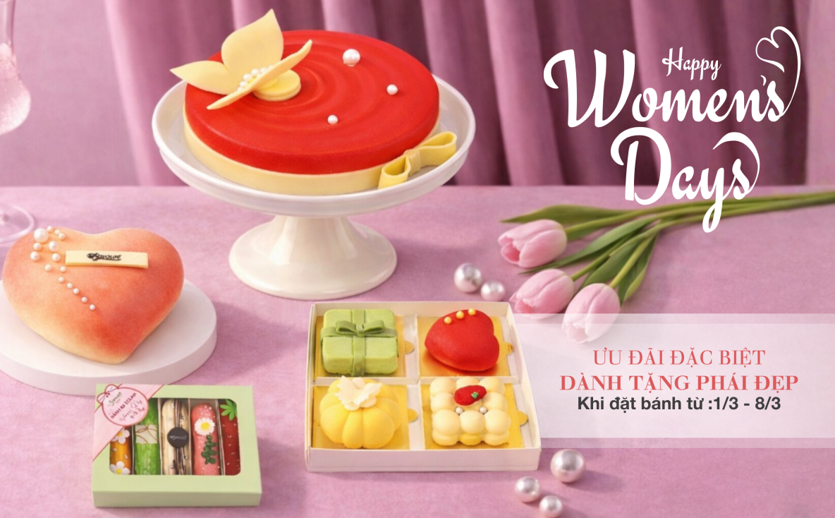 ƯU ĐÃI NGỌT NGÀO - CHÀO 8/3