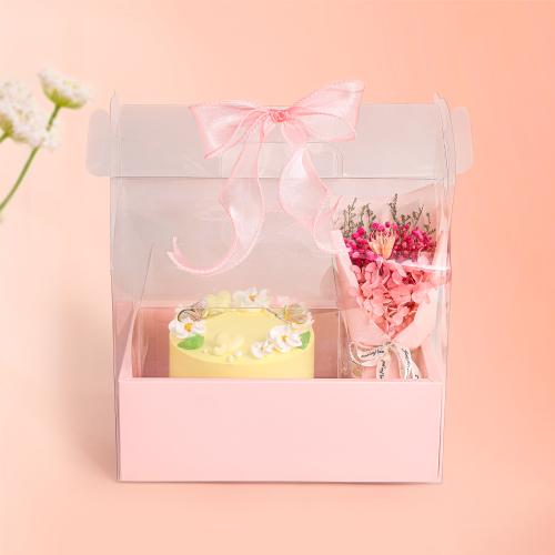 Set Bánh Kem Bắp và Hoa